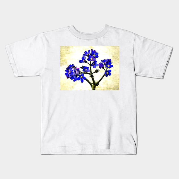 Forget Me Not Kids T-Shirt by danieljanda